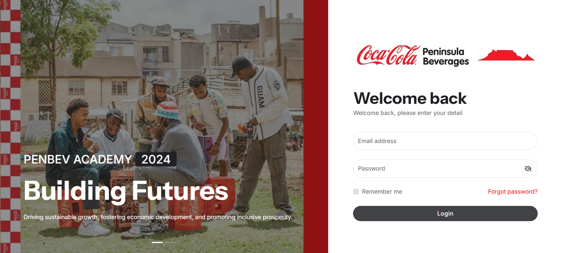 Coca Cola Peninsula Beverages Learner Management System Portal Development